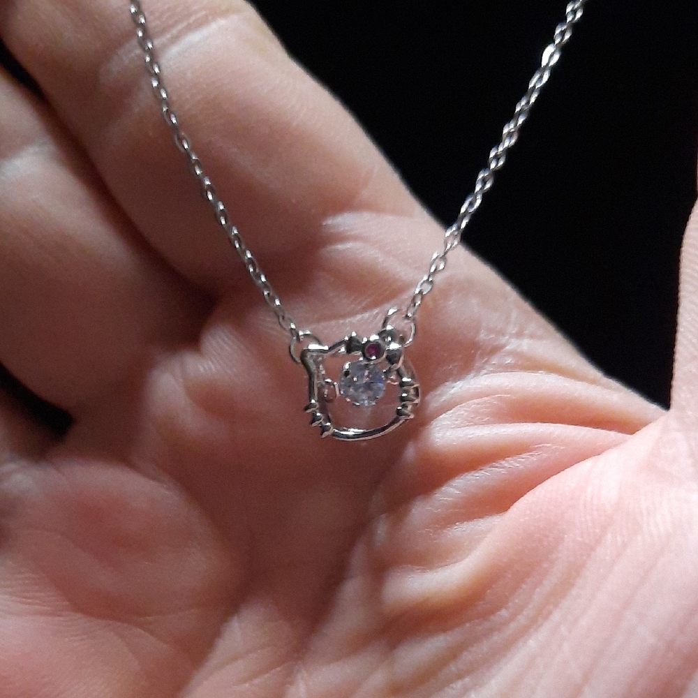 Hello Litty 925 Necklace
